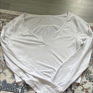 lululemon Cropped Henley Long Sleeve